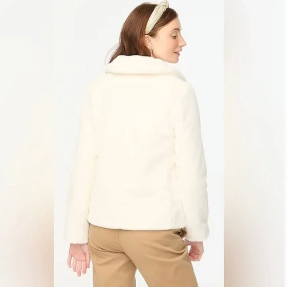 JCrew Factory Faux-fur coat - Picture 8 of 9